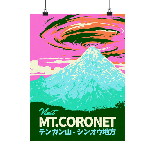 Visit Mt. Coronet Travel Poster