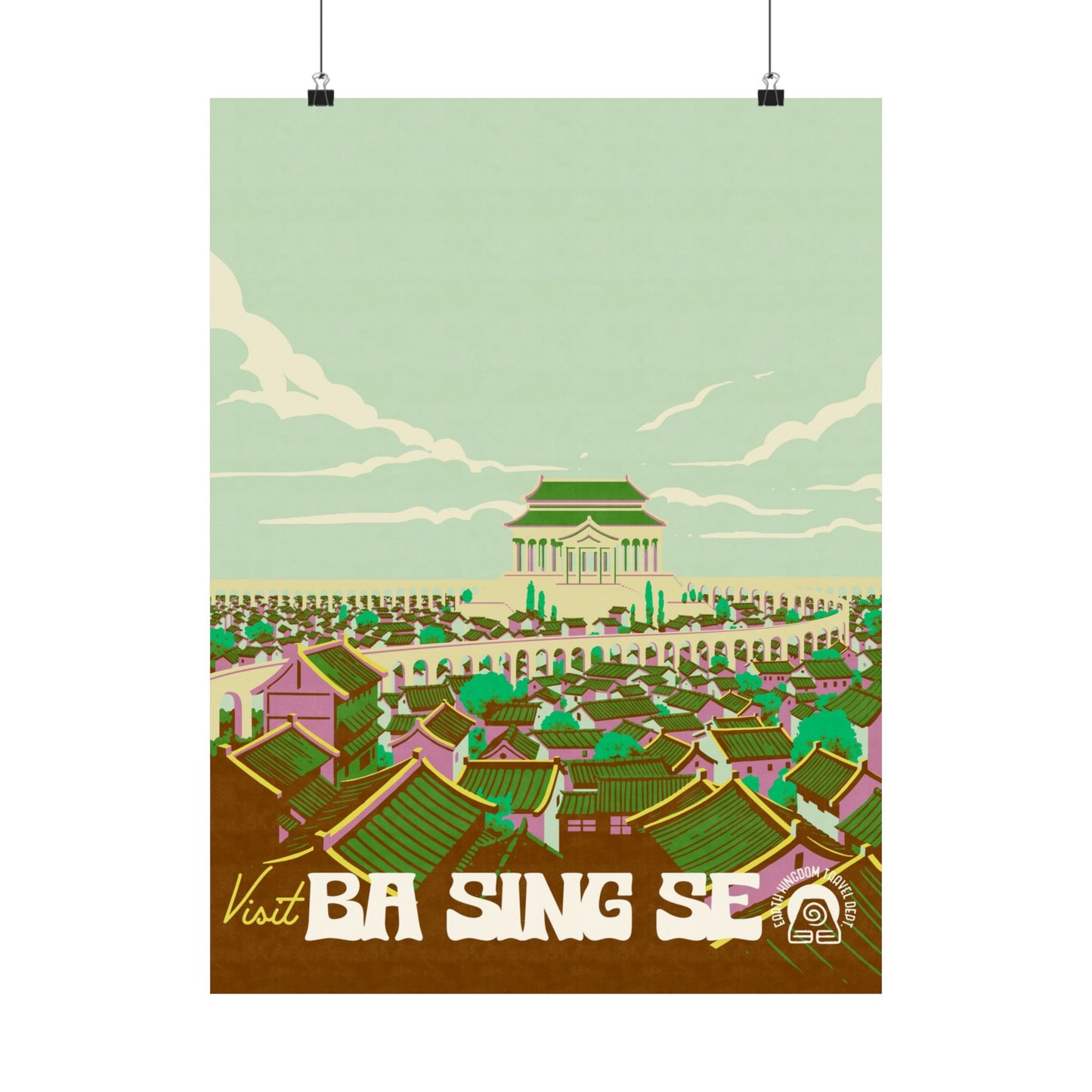 Visit Ba Sing Se Travel Poster
