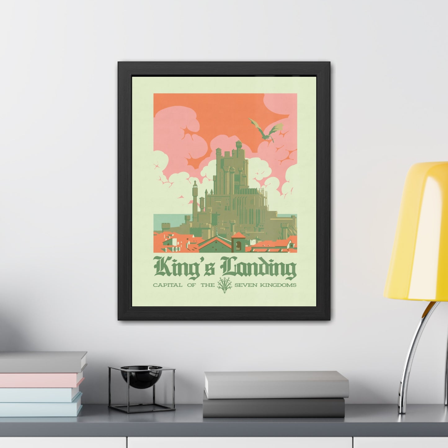 Visit Kings Landing Travel Poster (Framed)