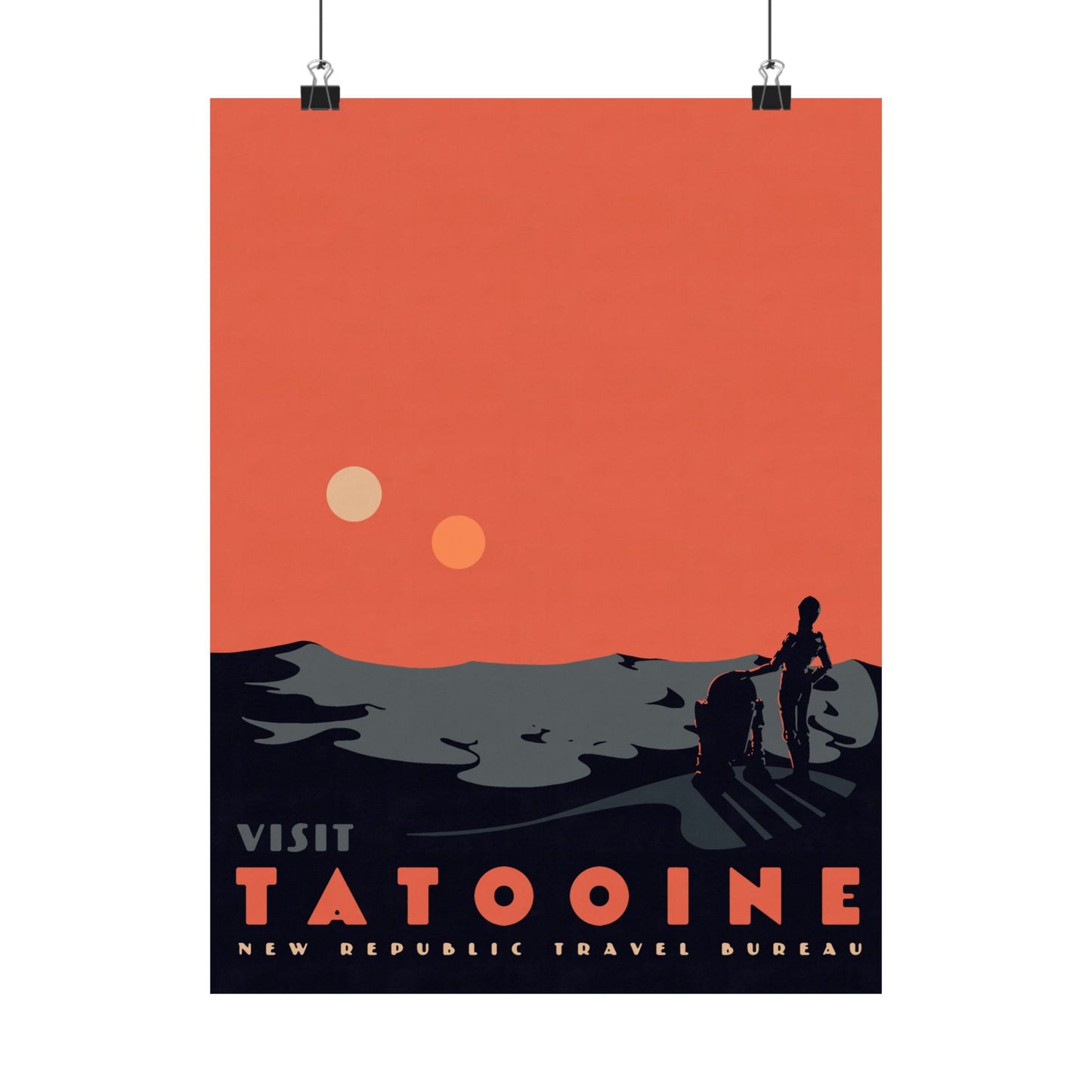 Visit Tatooine Travel Poster