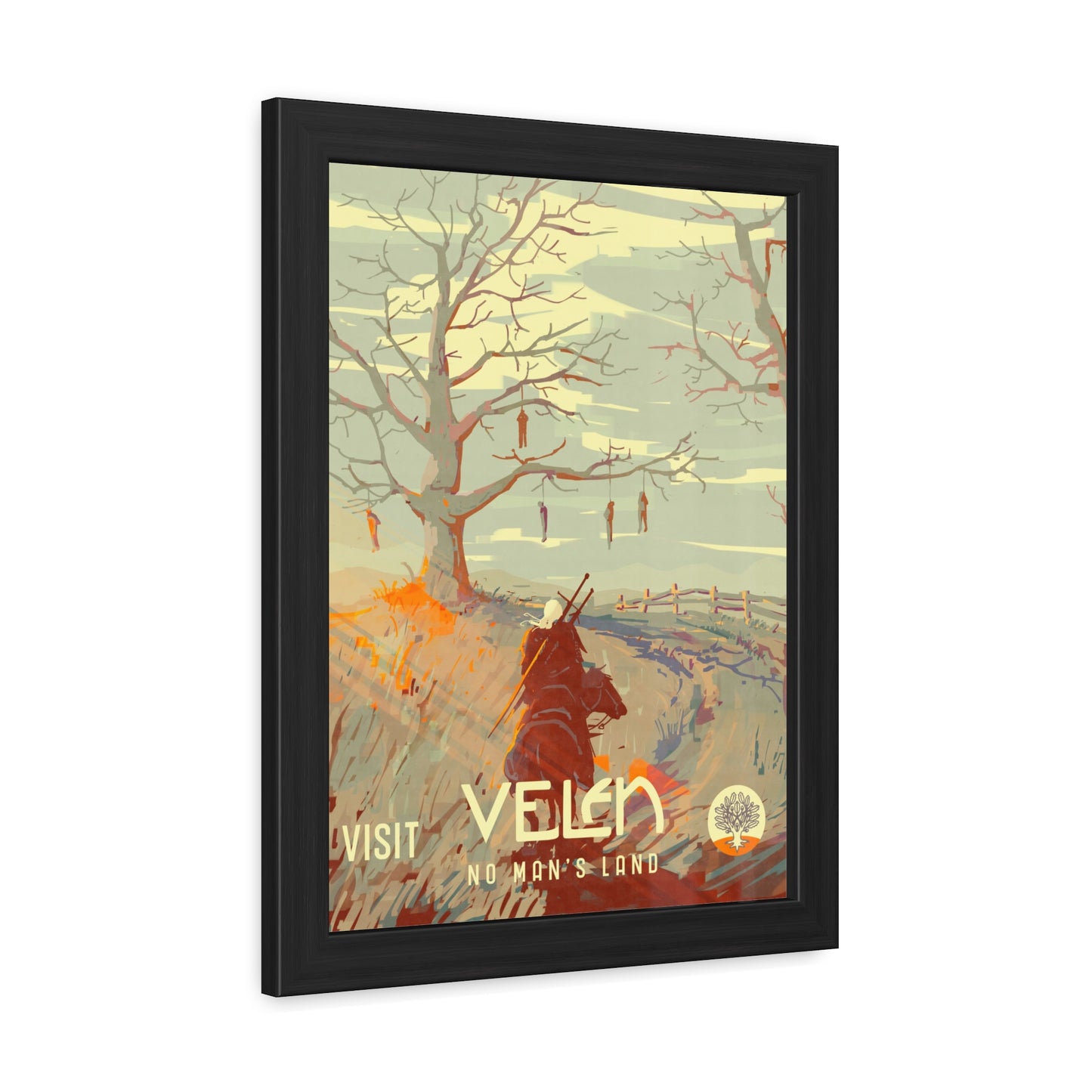 Visit Velen Travel Poster (Framed)