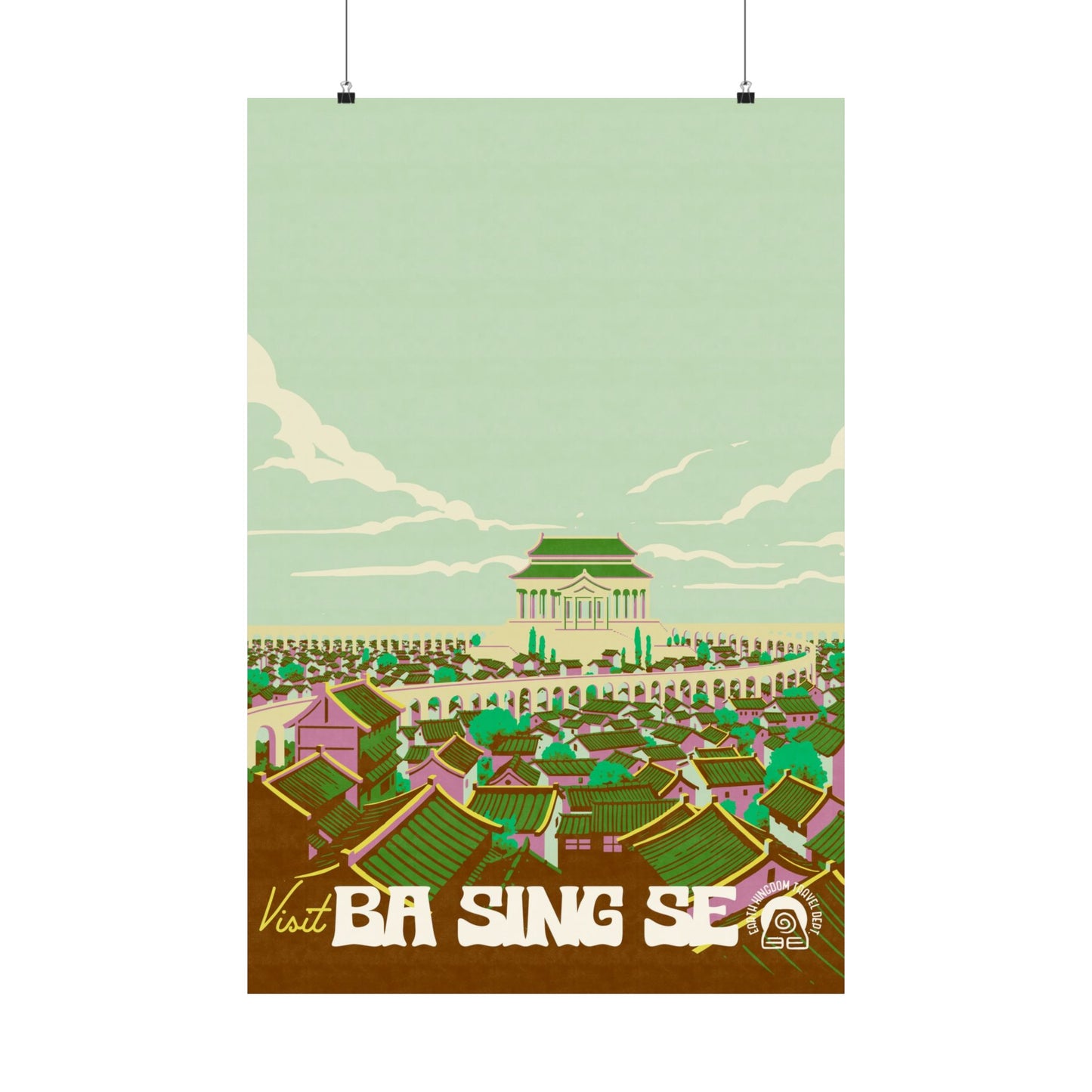 Visit Ba Sing Se Travel Poster