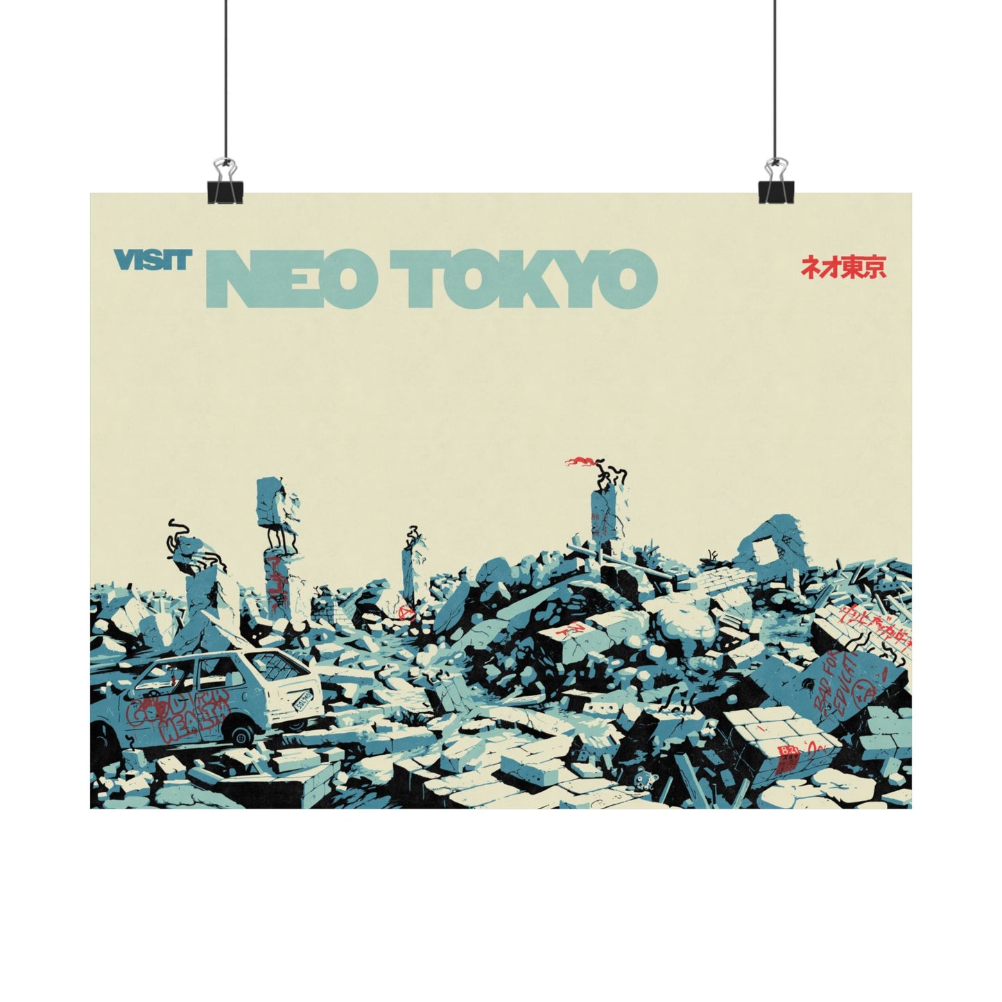 Visit Neo Tokyo Travel Poster