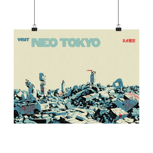 Visit Neo Tokyo Travel Poster