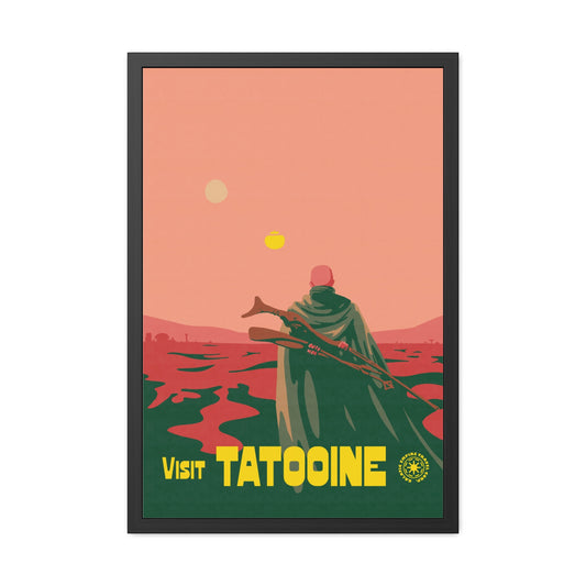 Visit Tatooine Poster (Framed)