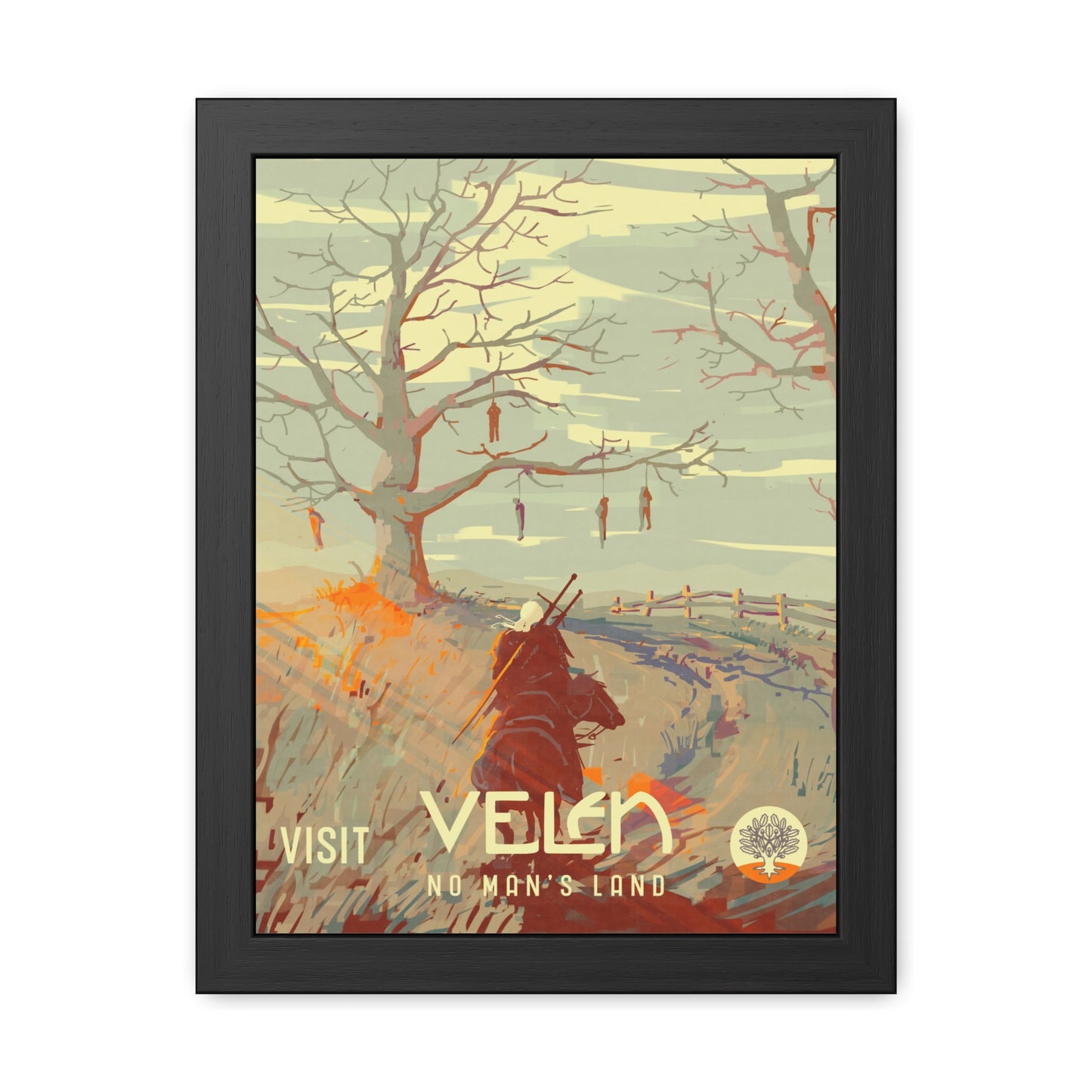 Visit Velen Travel Poster (Framed)
