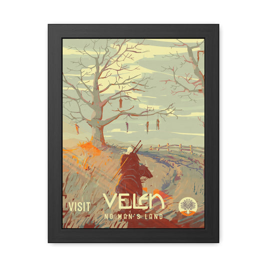 Visit Velen Travel Poster (Framed)