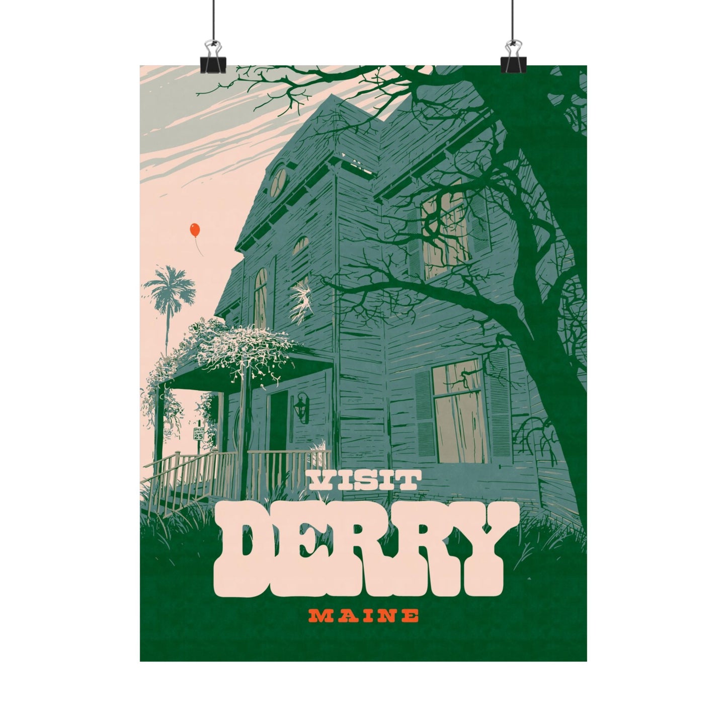 Visit Derry Travel Poster