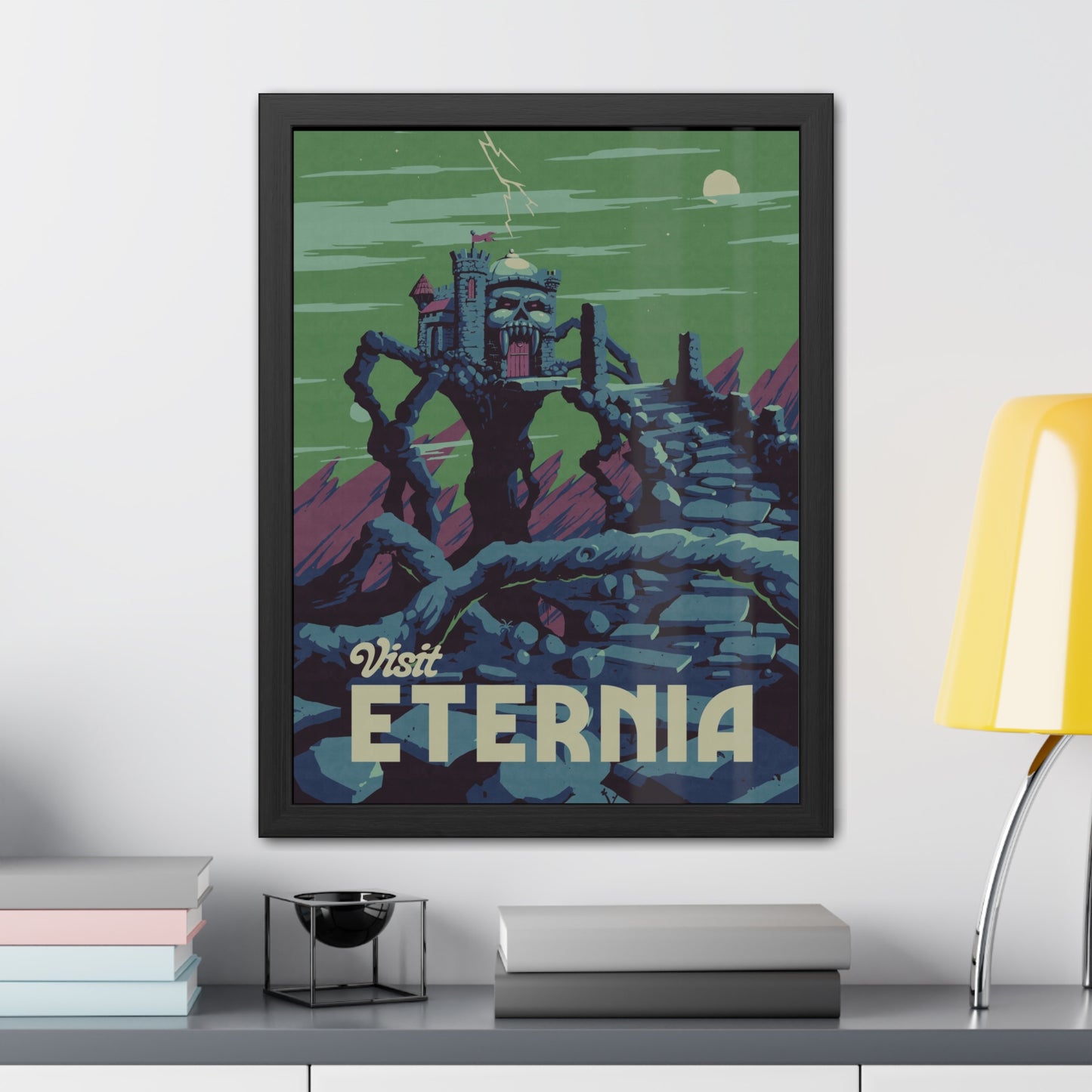 Visit Eternia Travel Poster (Framed)