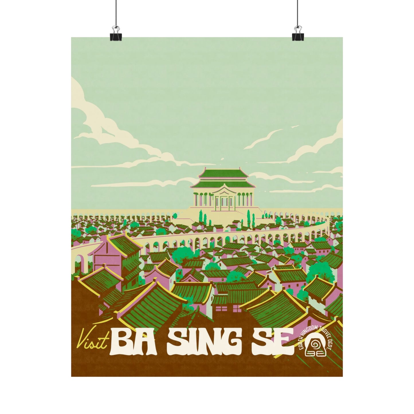 Visit Ba Sing Se Travel Poster