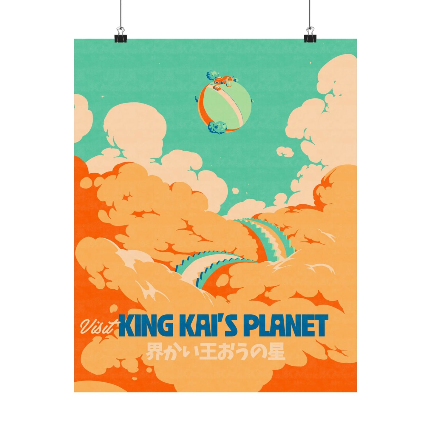 Visit King Kais Planet Travel Poster