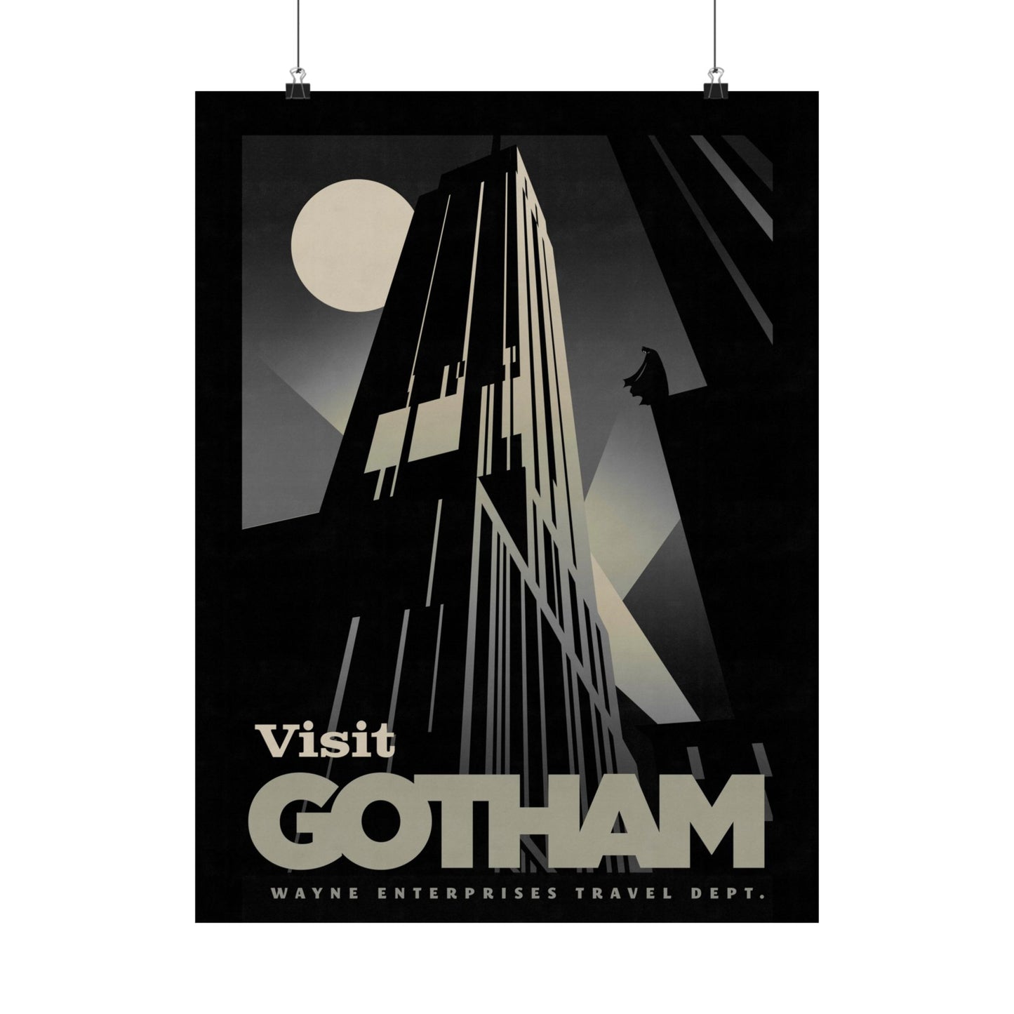 Visit Gotham Travel Poster