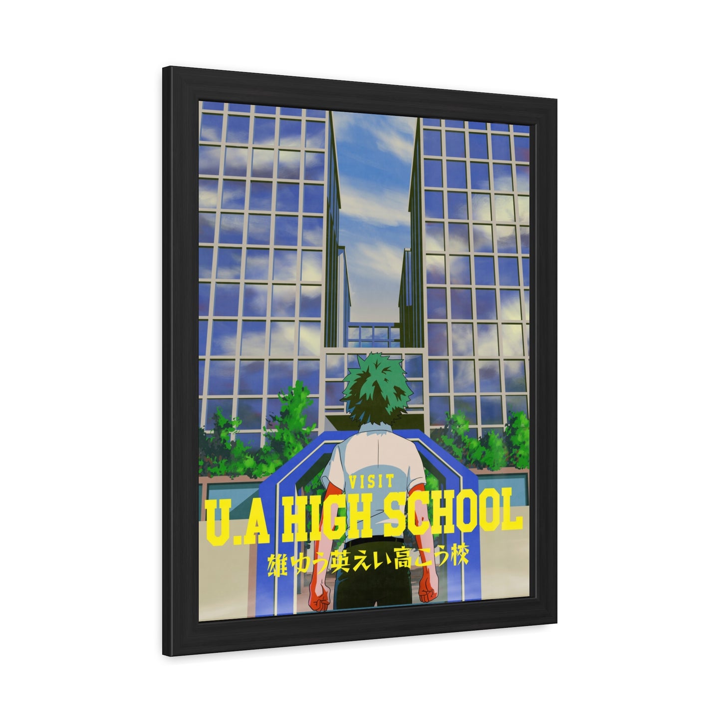 Visit UA High School Travel Poster (Framed)