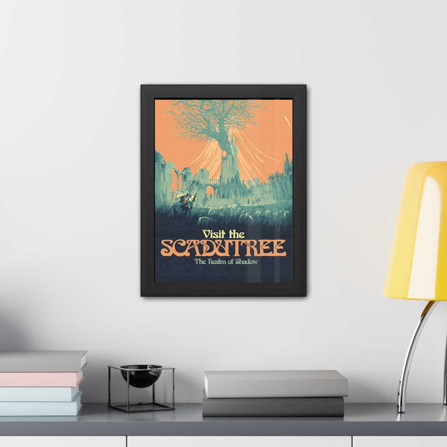 Visit The Scadutree Travel Poster (Framed)