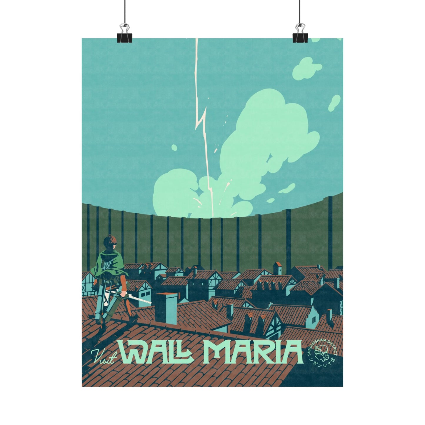 Visit Wall Maria Travel Poster