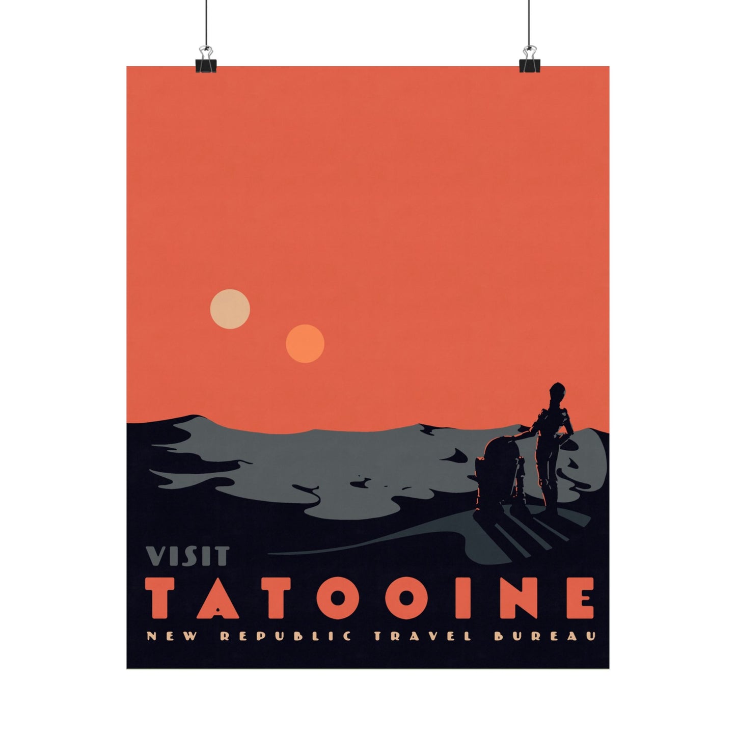 Visit Tatooine Travel Poster