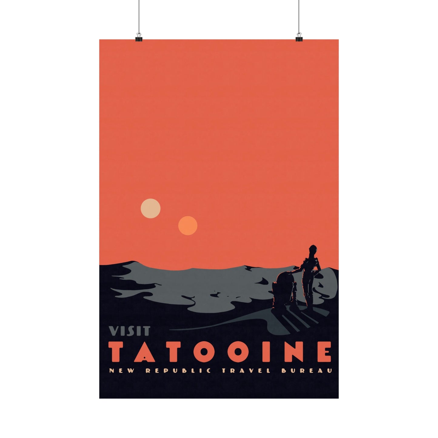 Visit Tatooine Travel Poster