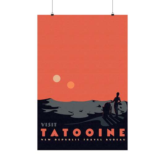 Visit Tatooine Travel Poster