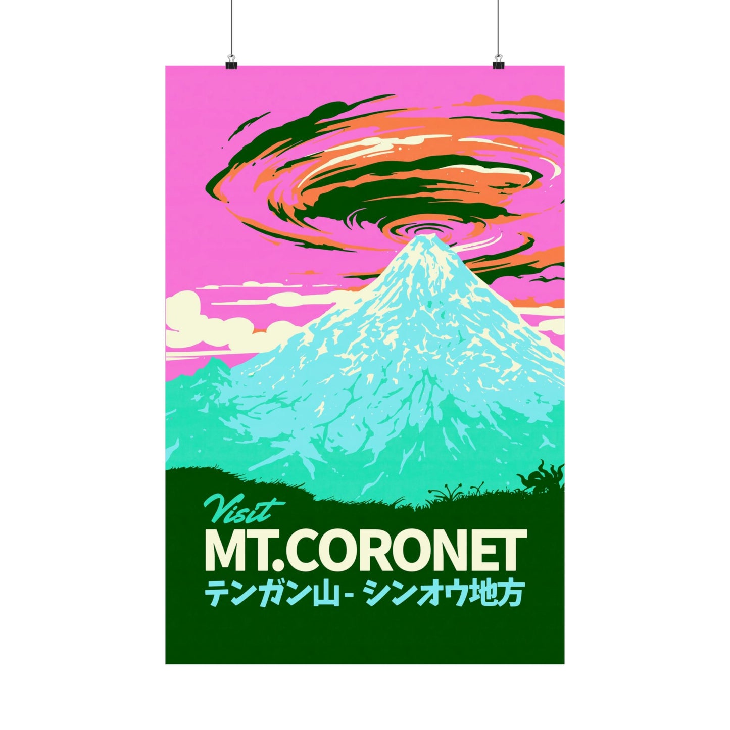 Visit Mt. Coronet Travel Poster