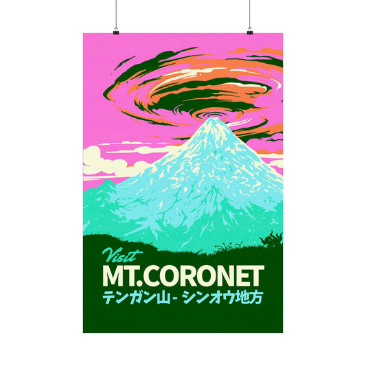 Visit Mt. Coronet Travel Poster