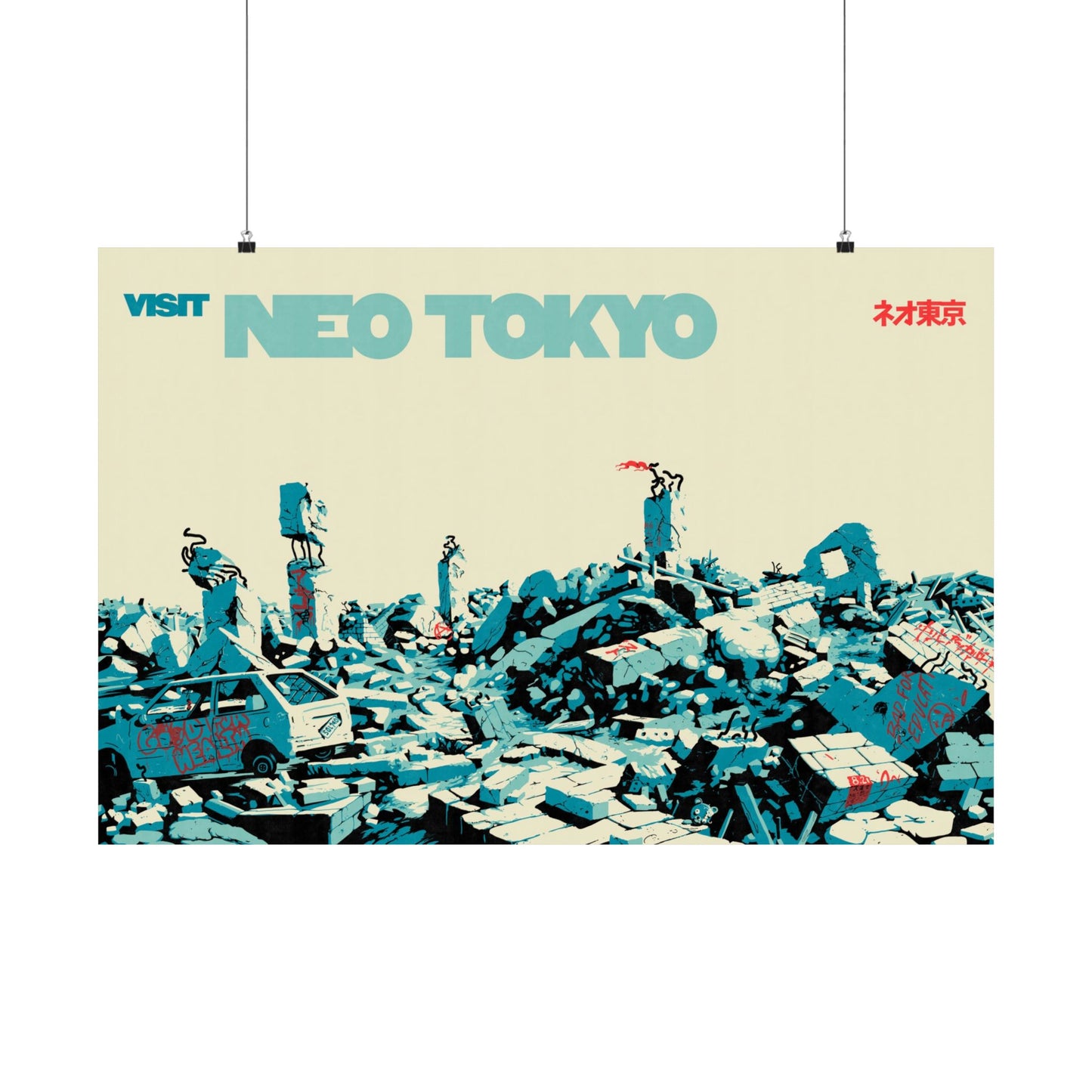 Visit Neo Tokyo Travel Poster