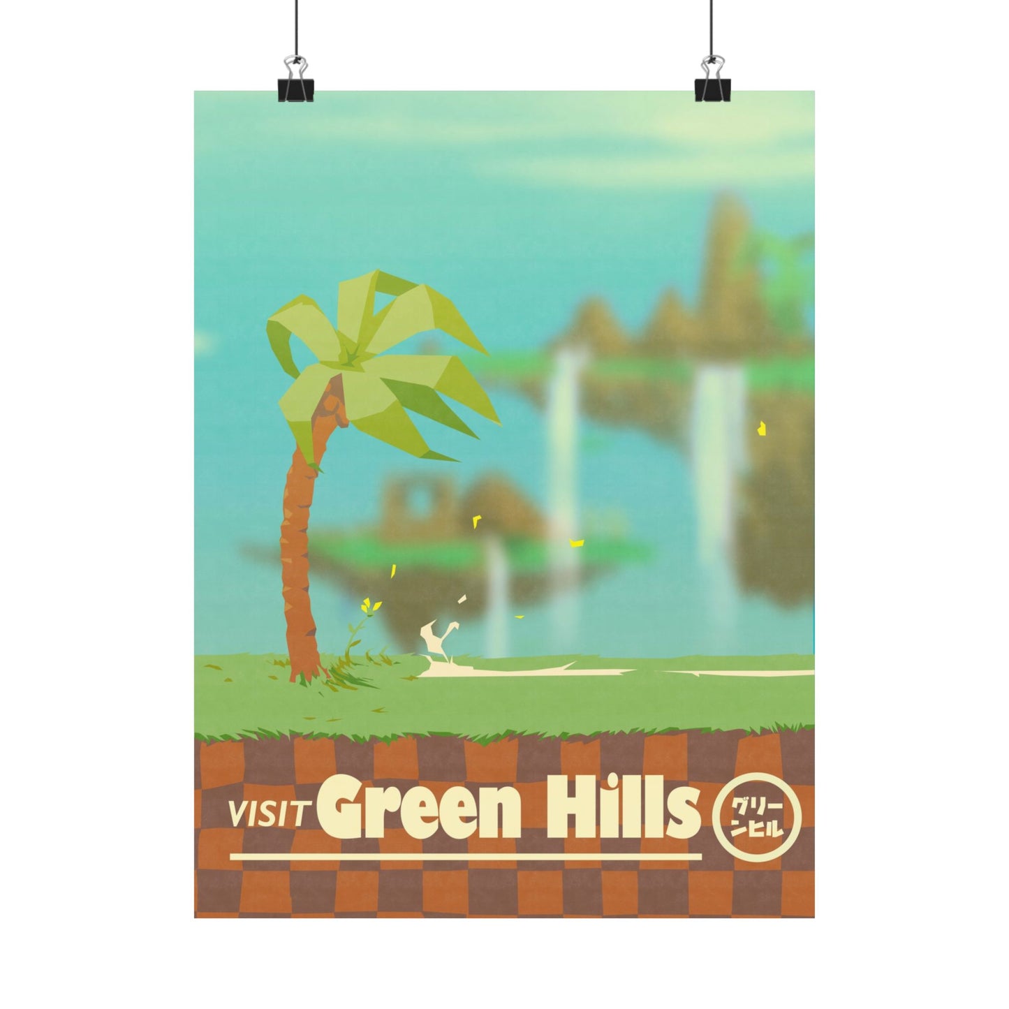 Visit Green Hills Travel Poster