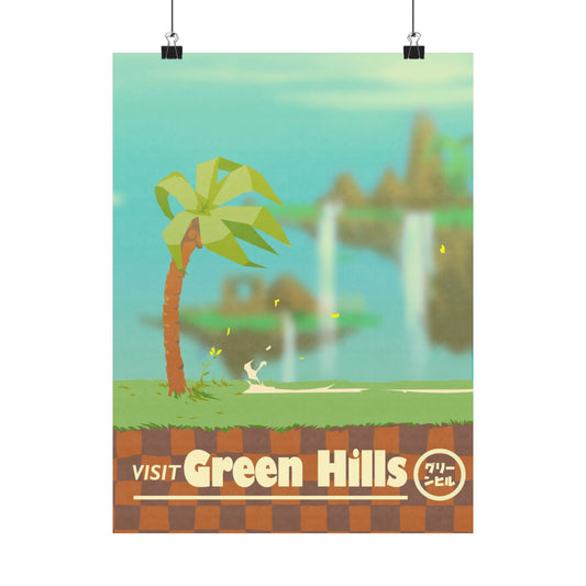 Visit Green Hills Travel Poster