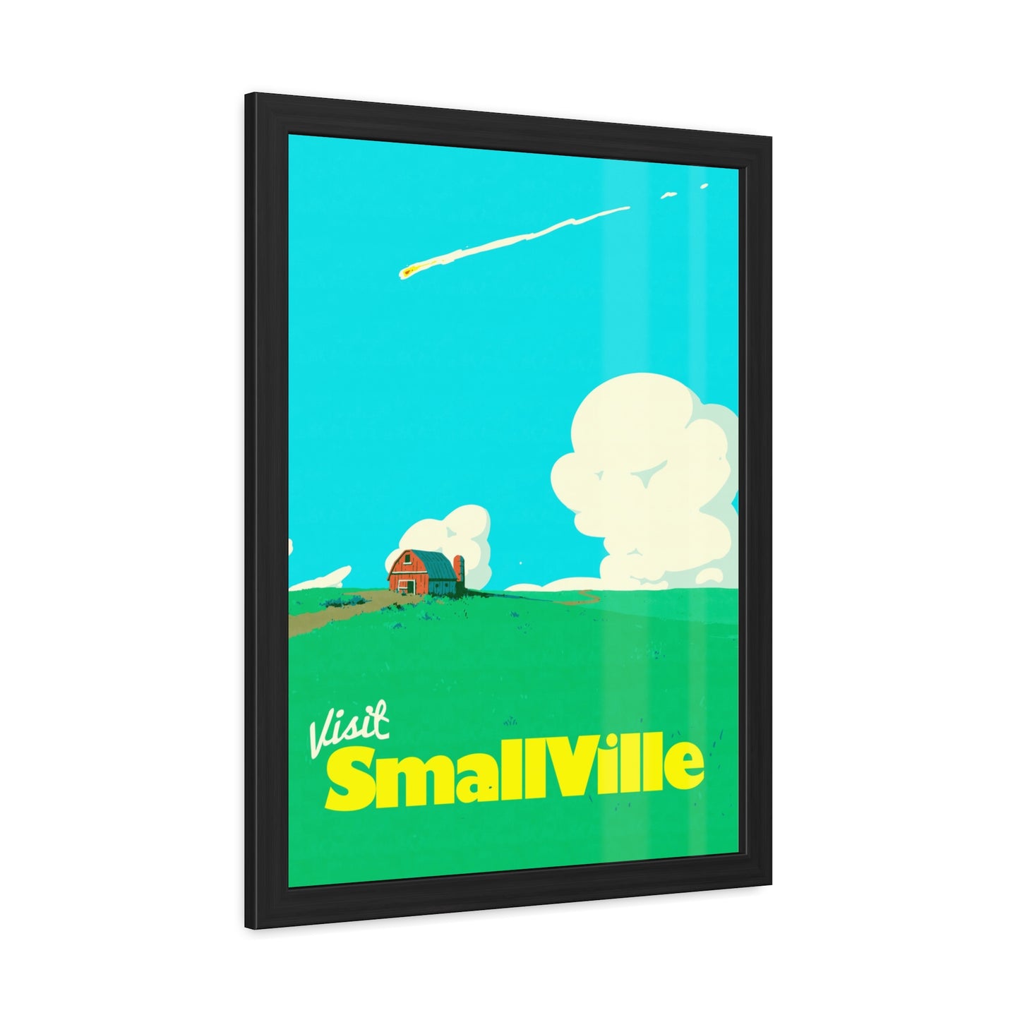 Visit Smallville Travel Poster (Framed)