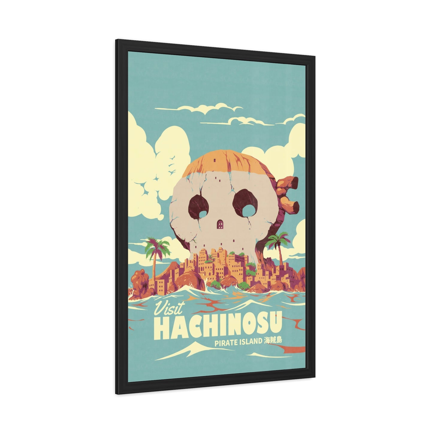 Visit Hachinosu Travel Poster (Framed)