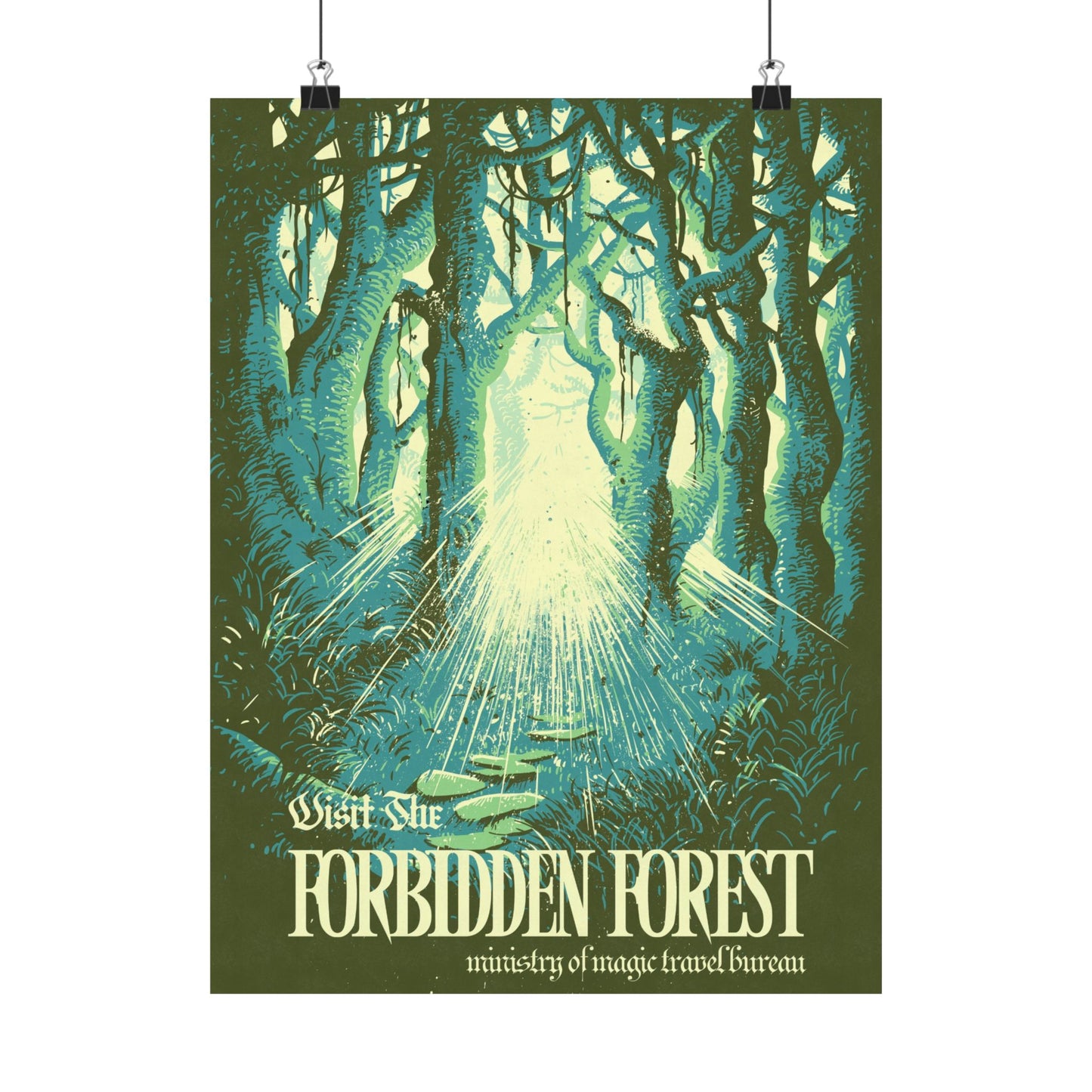 Visit The Forbidden Forest Travel Poster