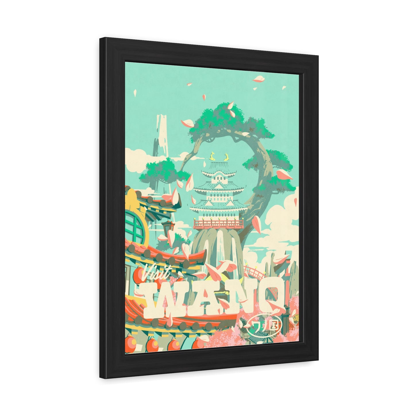 Visit Wano Travel Poster (Framed)