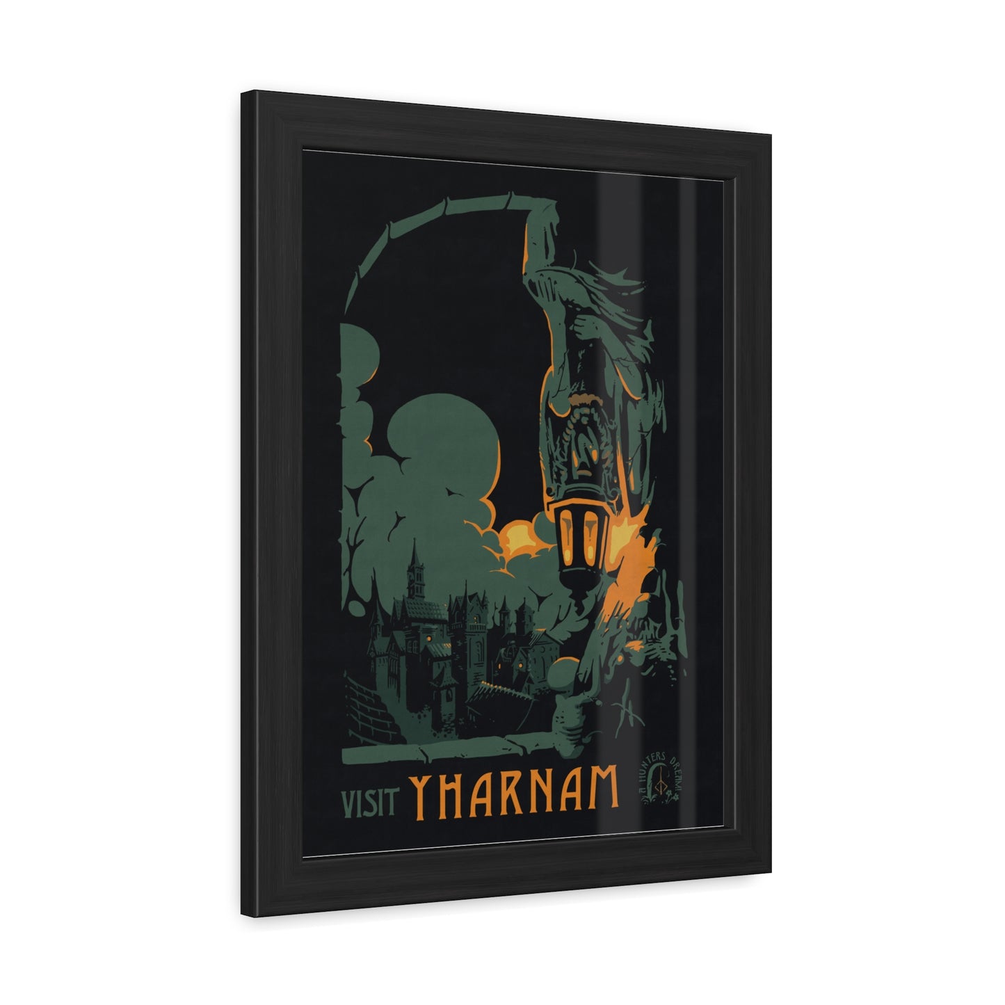 Visit Yharnam Travel Poster (Framed)