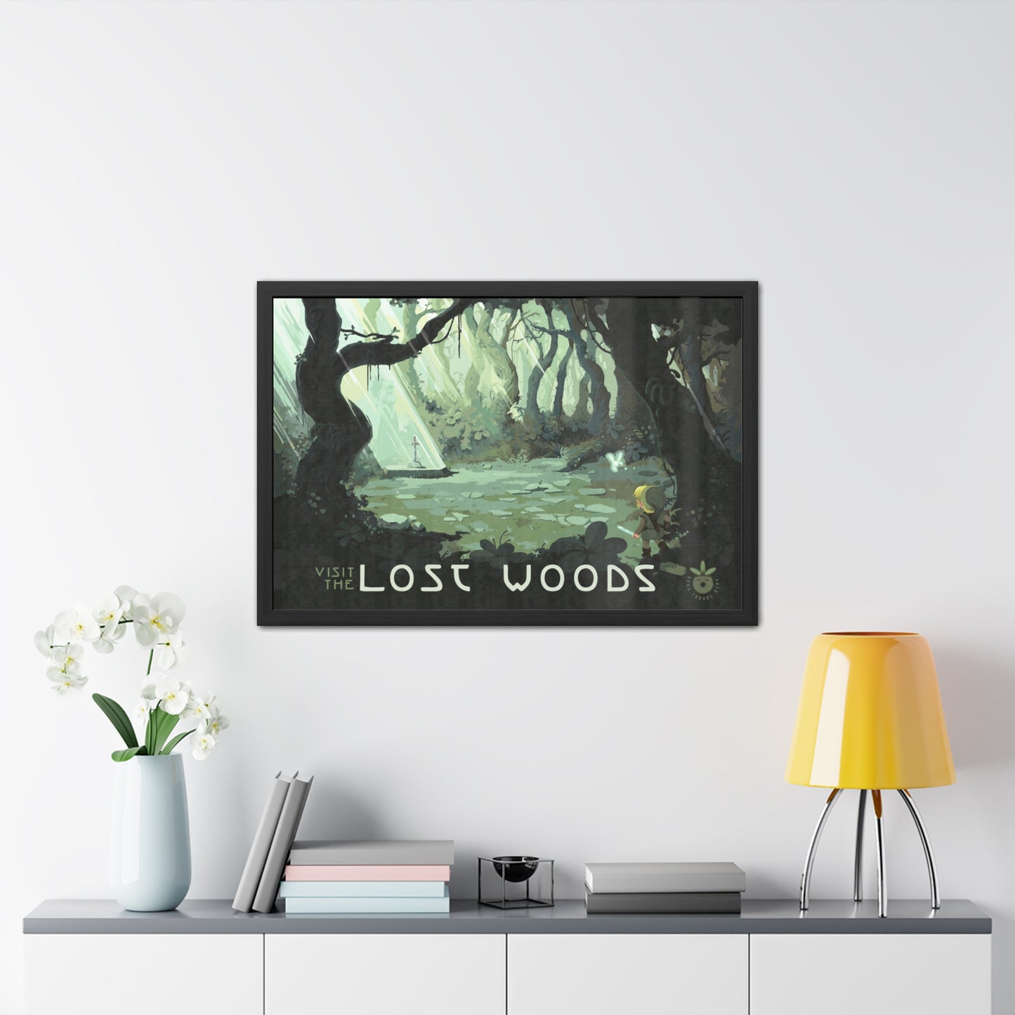 Visit Lost Woods Travel Poster (Framed)