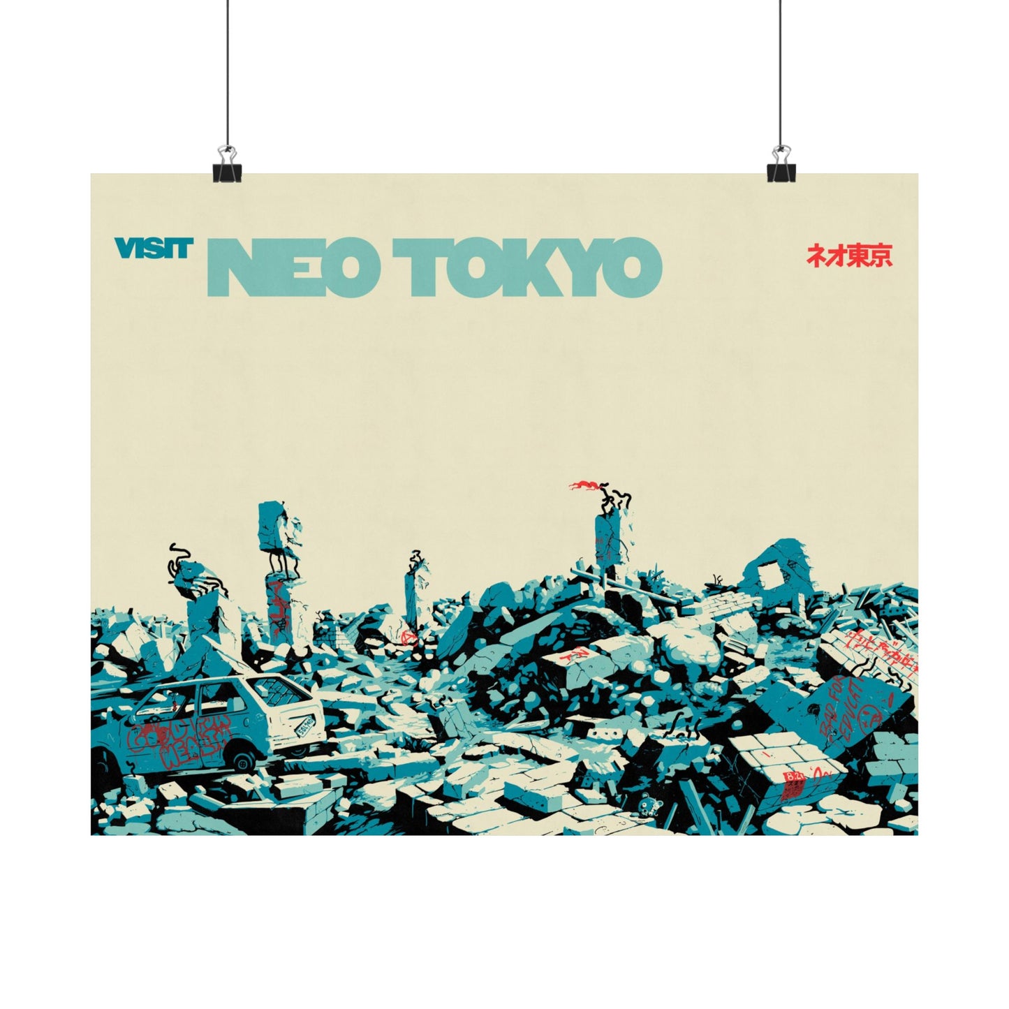 Visit Neo Tokyo Travel Poster