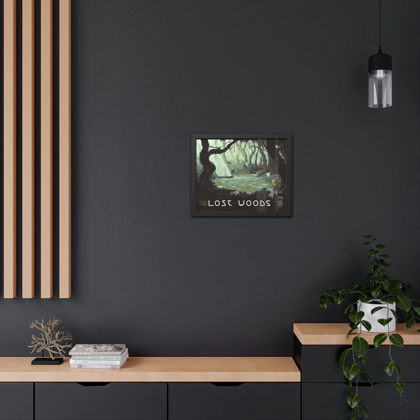 Visit Lost Woods Travel Poster (Framed)