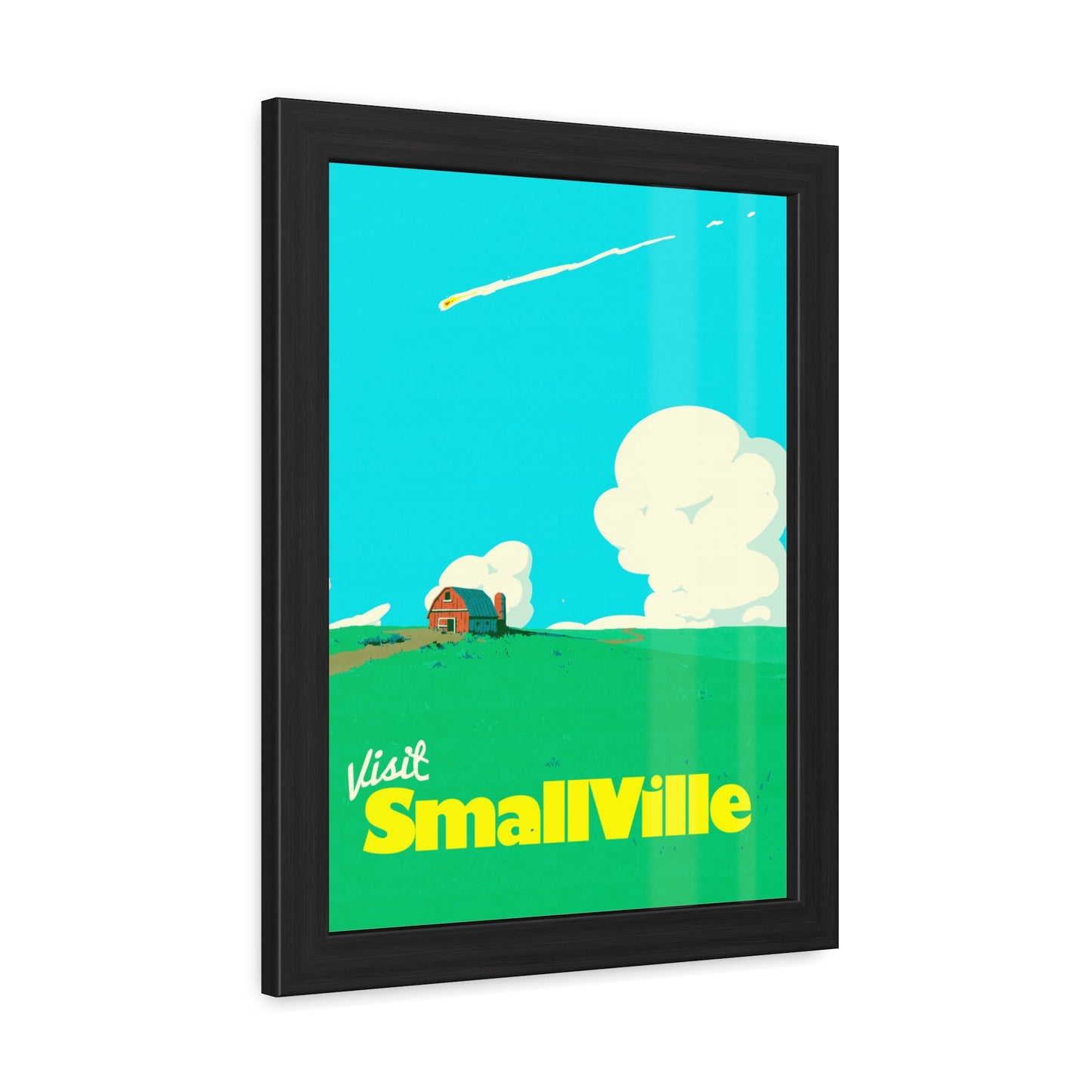 Visit Smallville Travel Poster (Framed)
