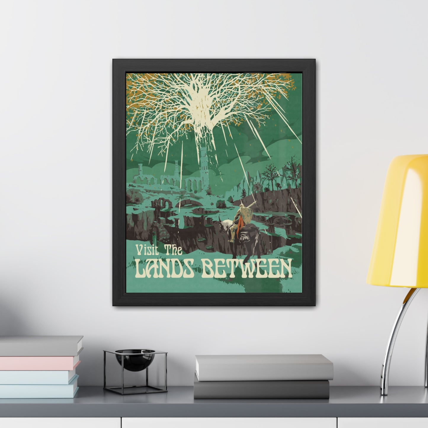 Visit The Lands Between Travel Poster (Framed)