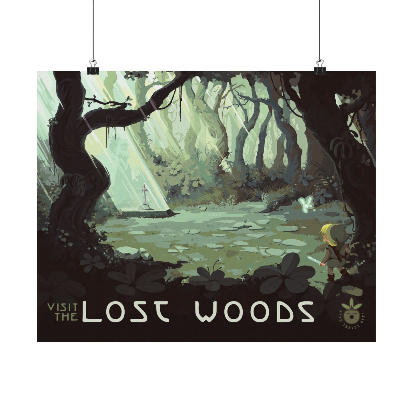 Visit Lost Woods Travel Poster