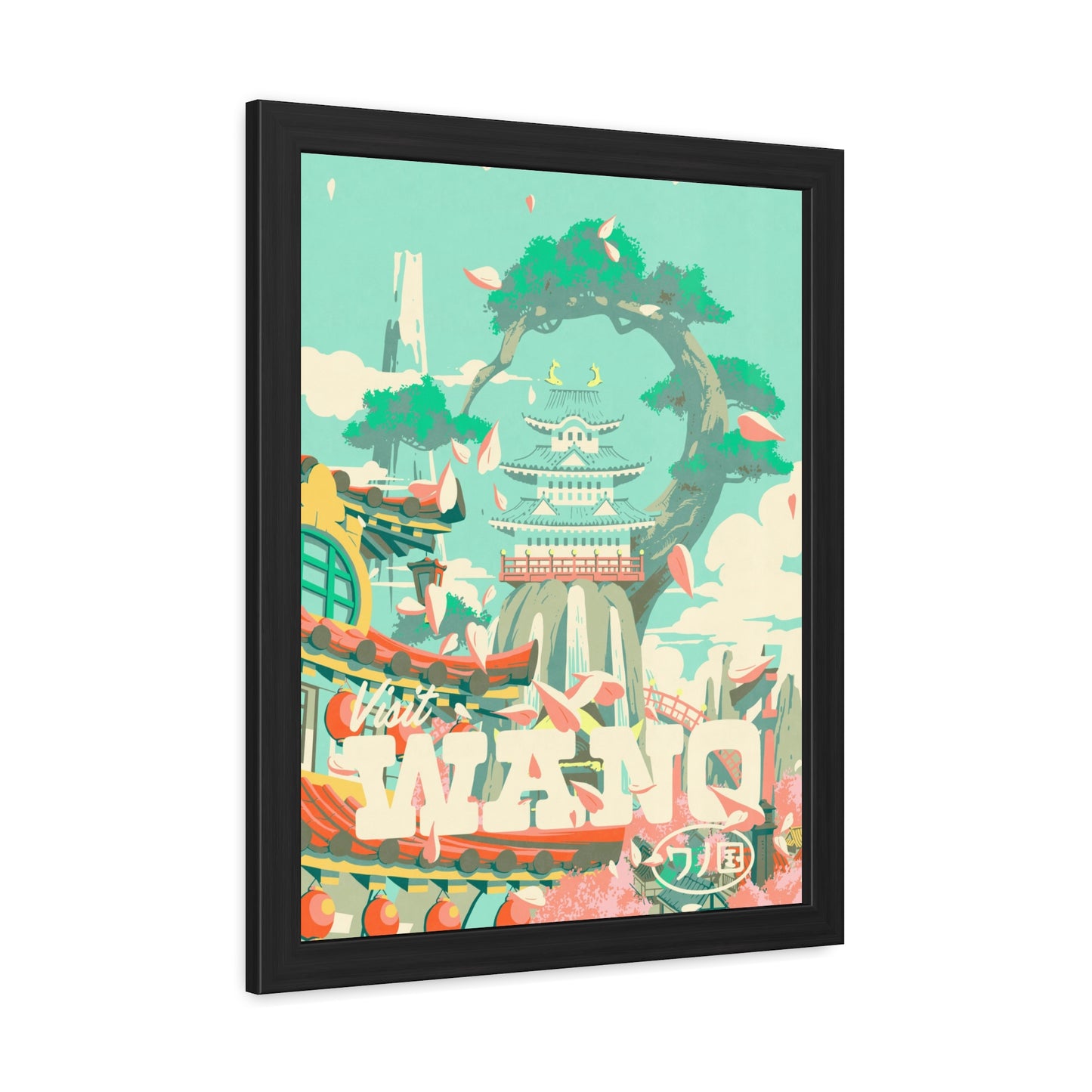 Visit Wano Travel Poster (Framed)