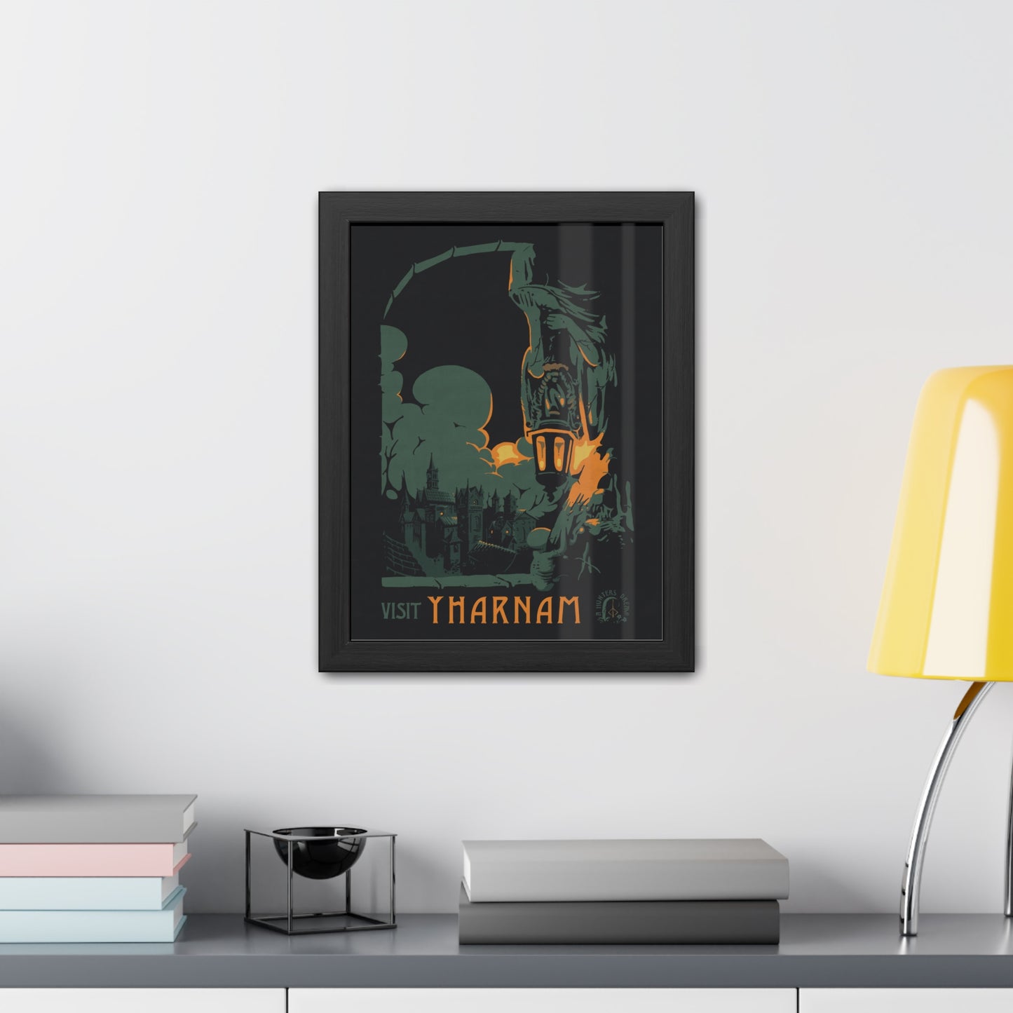 Visit Yharnam Travel Poster (Framed)
