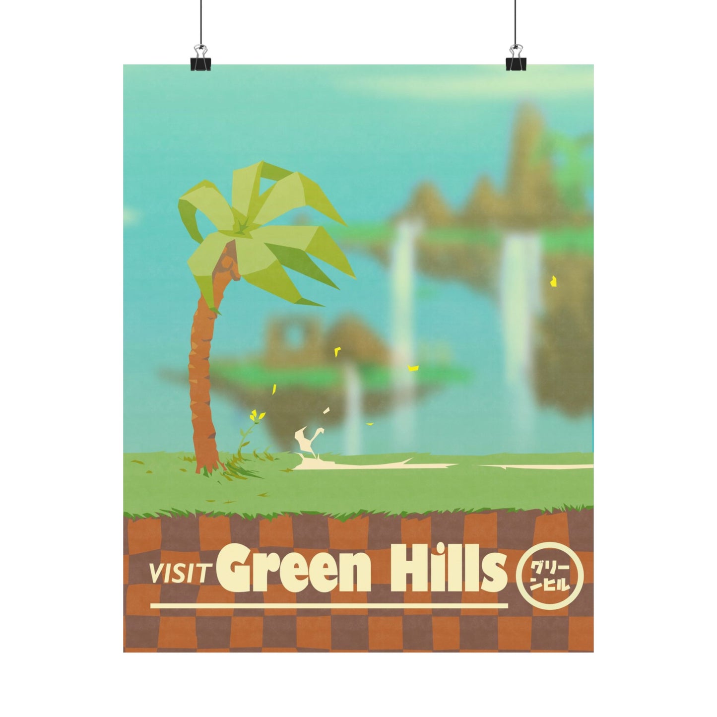 Visit Green Hills Travel Poster