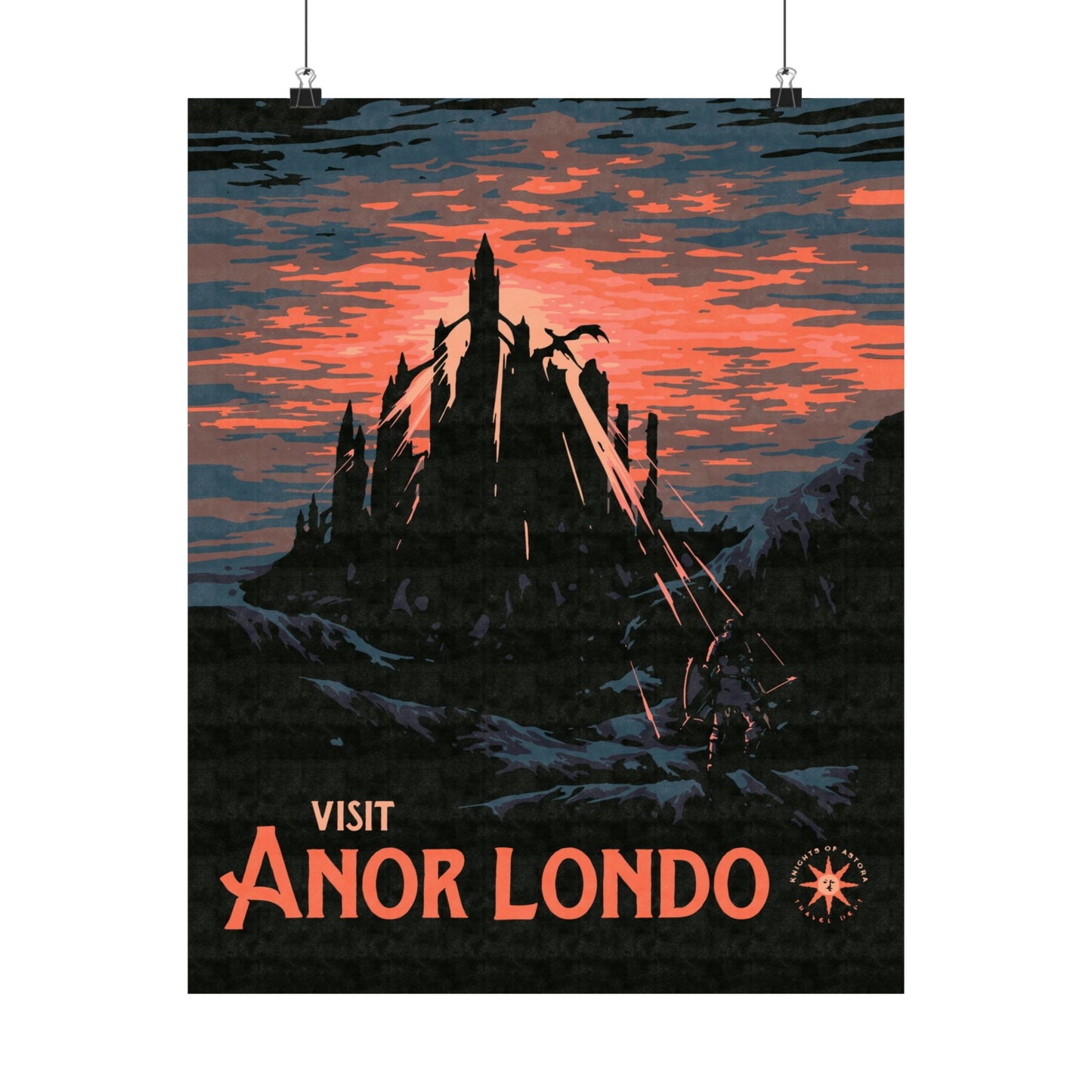 Visit Anor Londo Travel Poster