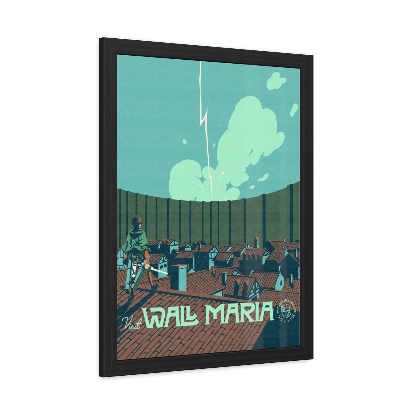 Visit Wall Maria Travel Poster (Framed)