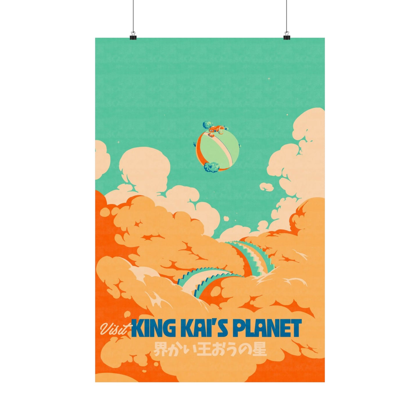Visit King Kais Planet Travel Poster