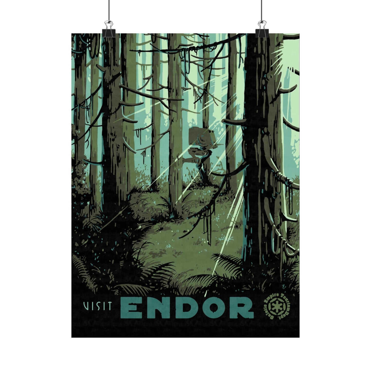 Visit Endor Travel Poster