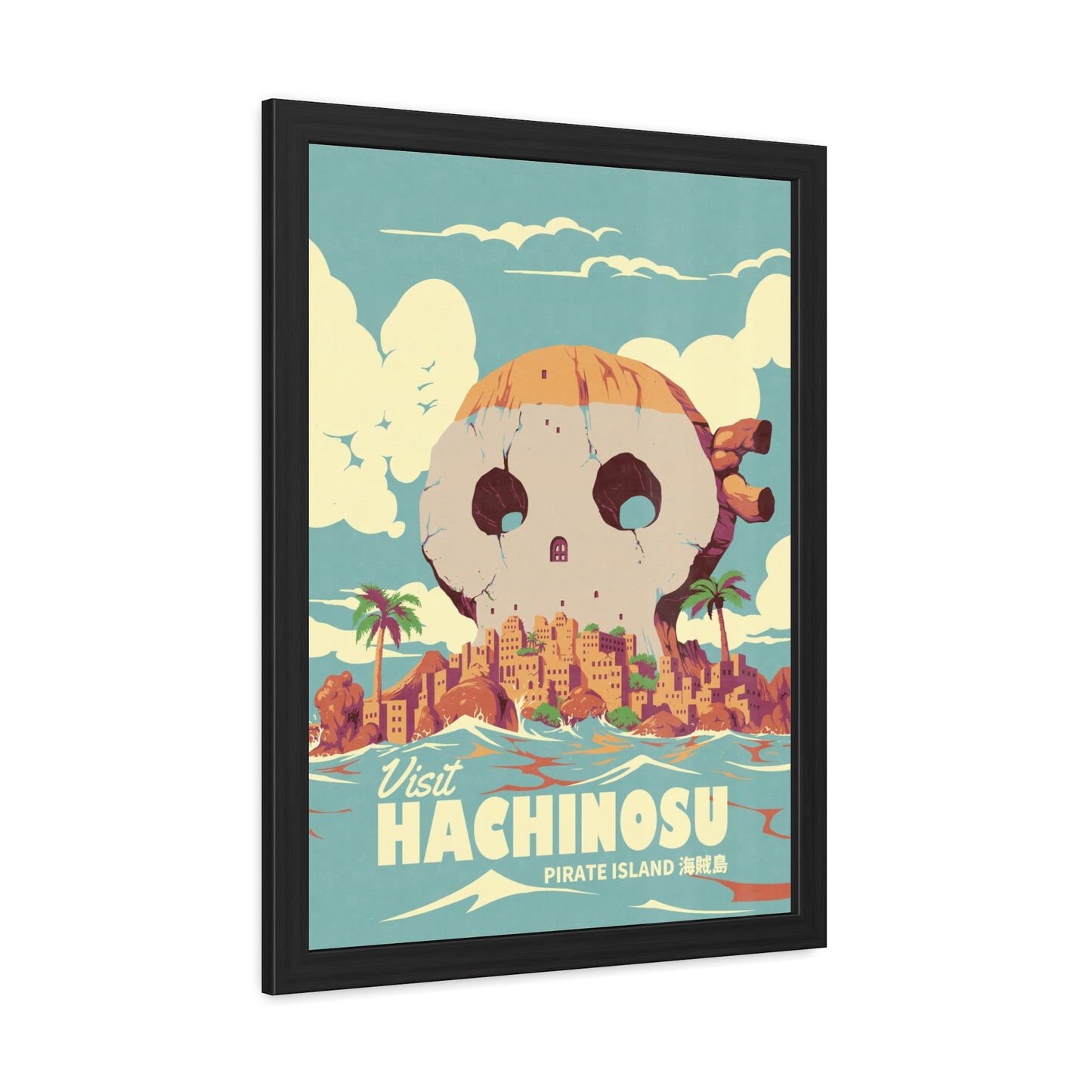 Visit Hachinosu Travel Poster (Framed)