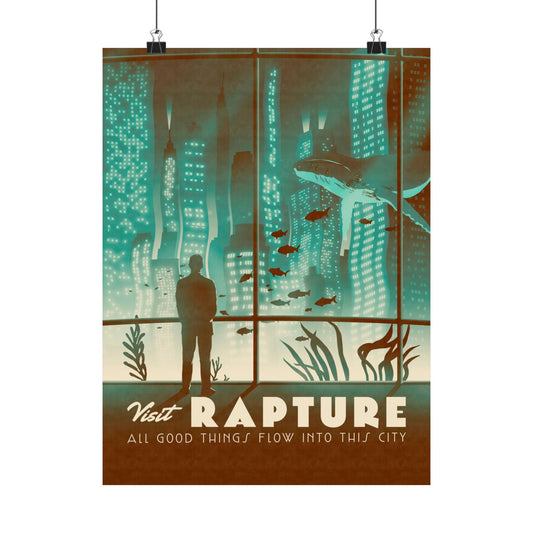 Visit Rapture Travel Poster