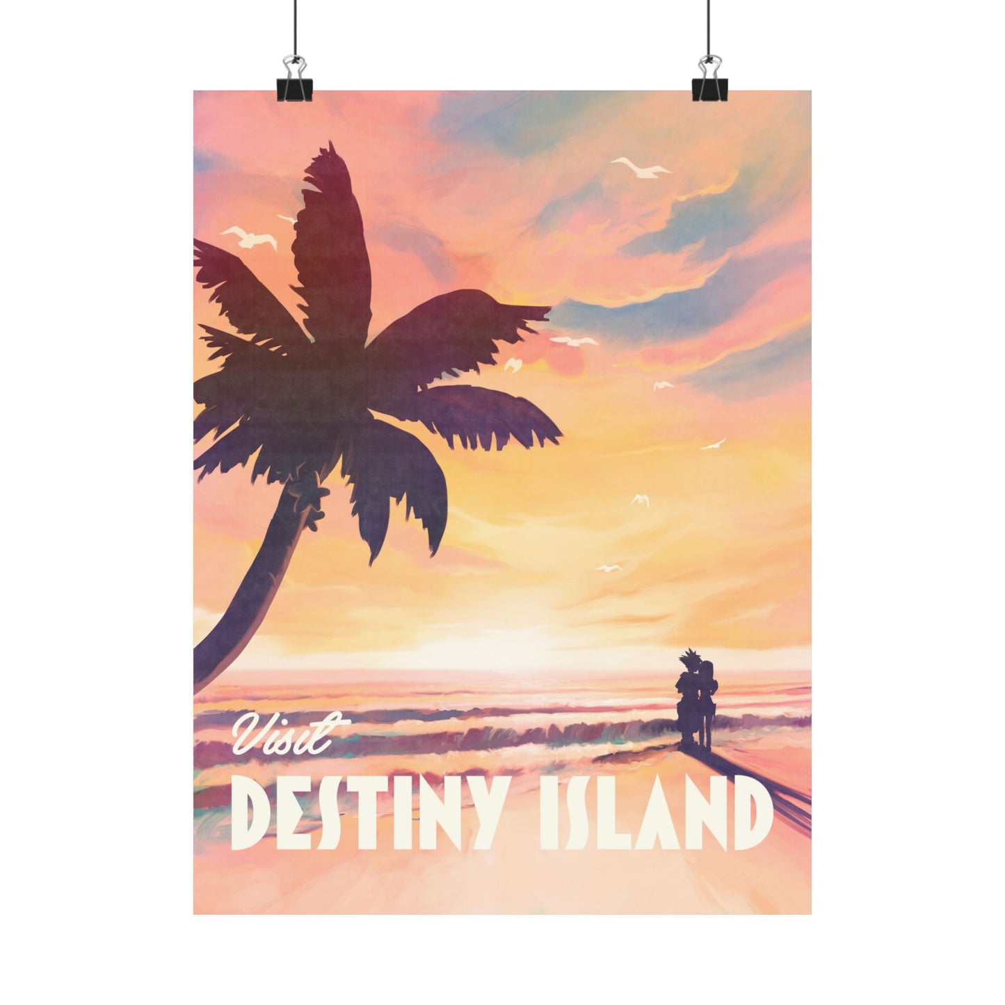 Visit Destiny Island Travel Poster
