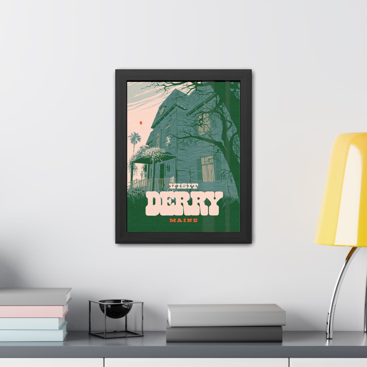 Visit Derry Travel Poster (Framed)