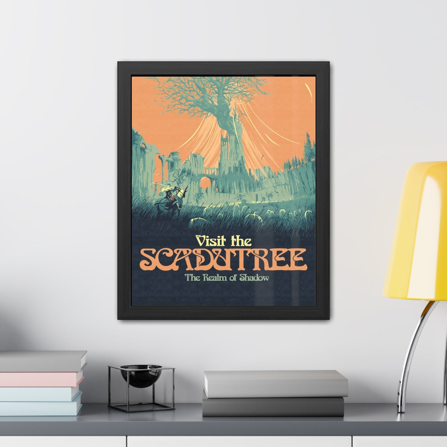 Visit The Scadutree Travel Poster (Framed)